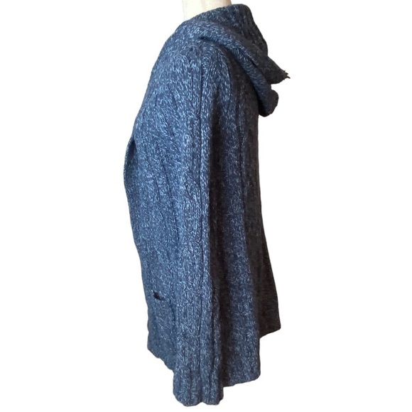 Abercrombie & Fitch Vintage Merino Wool Blend Knit Open Front Cardigan - Picture 3 of 8